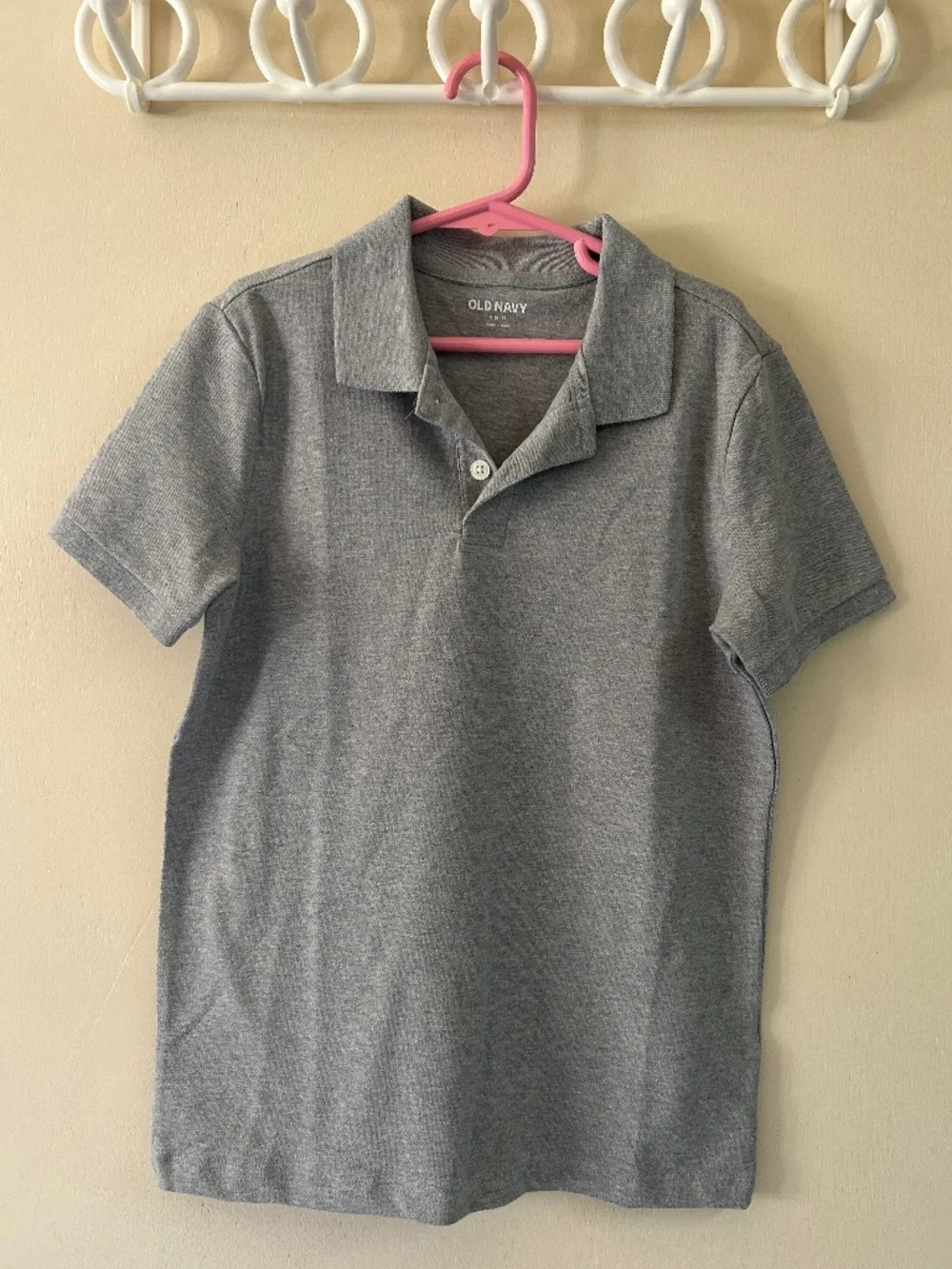 Old Navy Gray Short Sleeve Polo Size S (6-7) – Set of 3